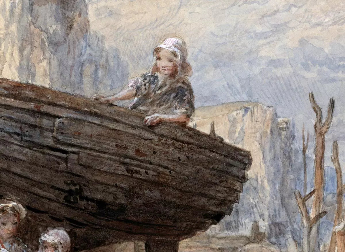 William Stephen Coleman (1829-1904) - Watercolour Painting - 1866 - Coastline
