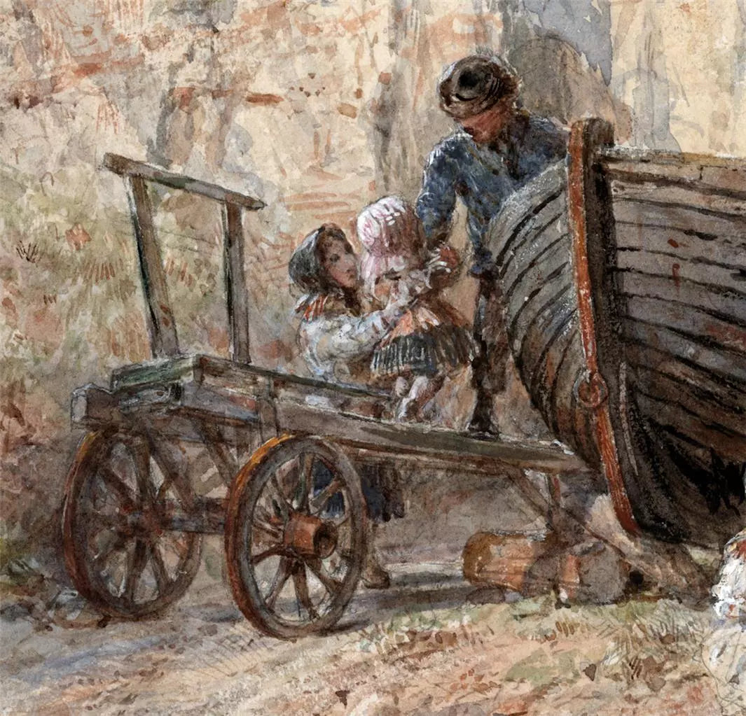 William Stephen Coleman (1829-1904) - Watercolour Painting - 1866 - Coastline
