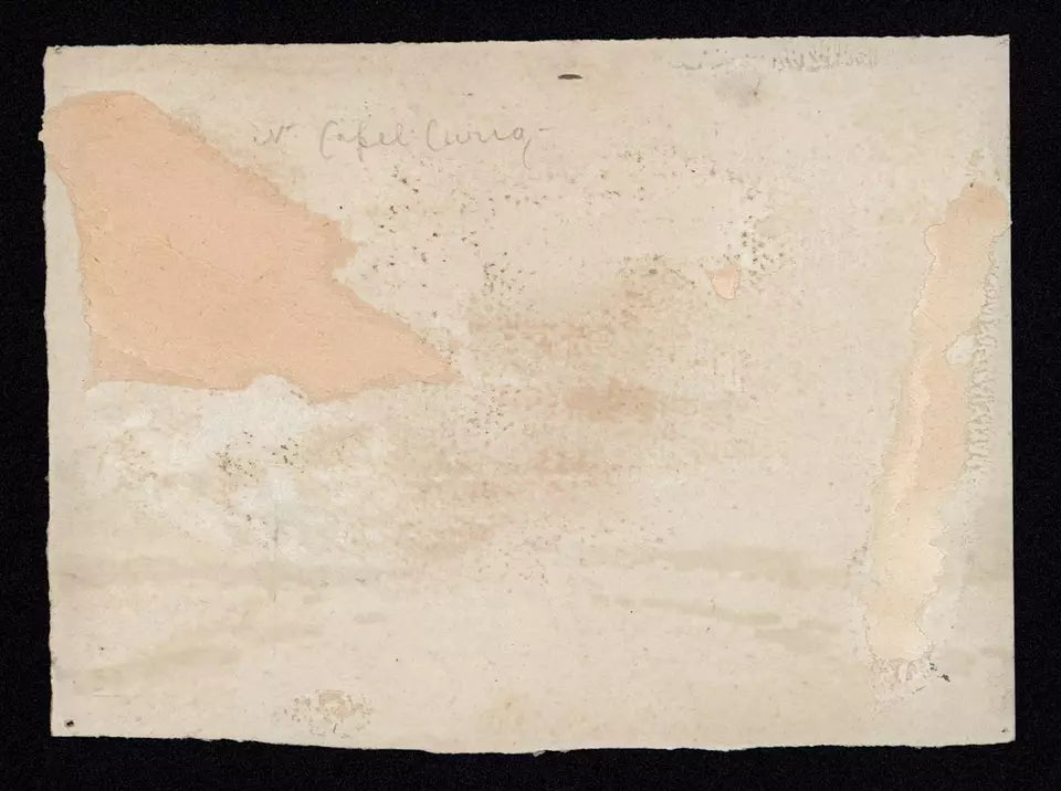 John Varley Jnr (1850-1933) Small Watercolour Painting - Near Capel Curig Wales