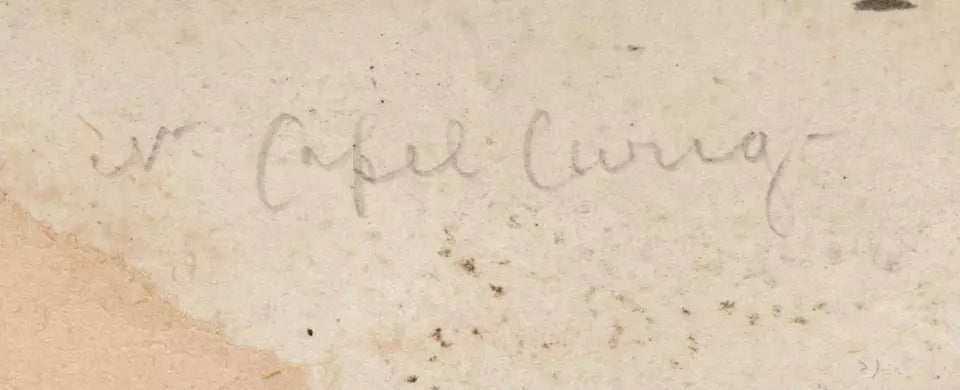 John Varley Jnr (1850-1933) Small Watercolour Painting - Near Capel Curig Wales
