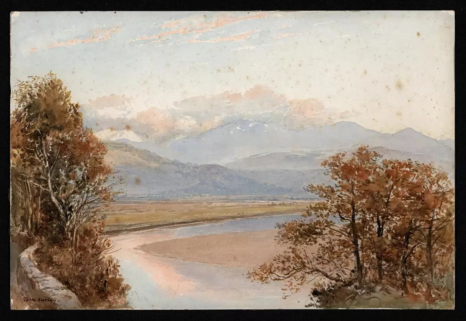 John Varley Jnr (1850-1933) Watercolour Painting - Penmaenpool Mawddach Estuary