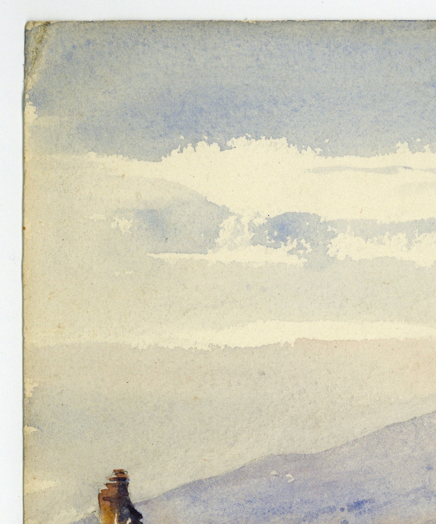 Arthur Herbert Hussey Watercolour Painting Greek Theatre of Taormina Italy 1904