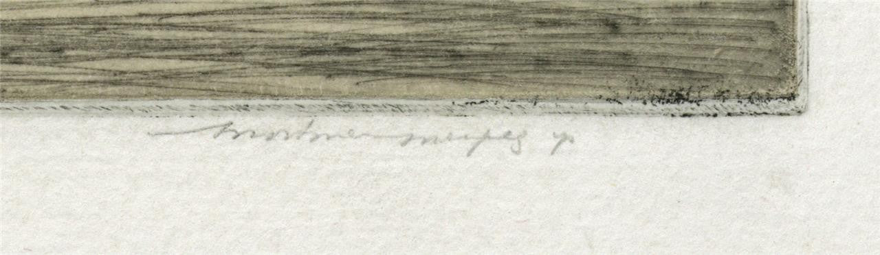 Mortimer Menpes (1855-1938) - Pencil Signed Etching - The River Thames London2