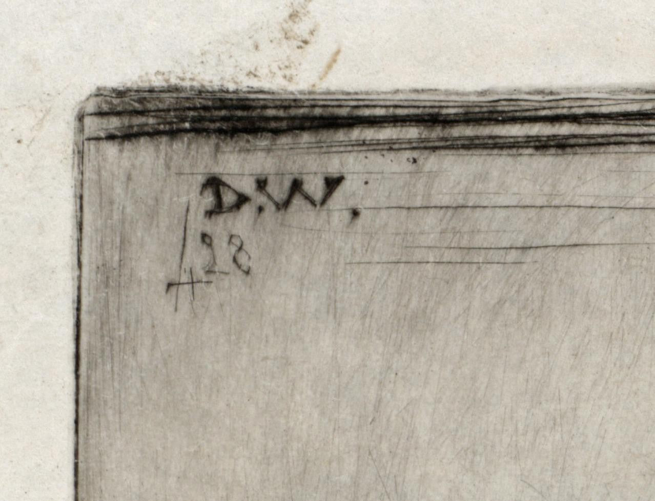 David Waterson (1870-1954) Signed Etching - Portrait Of Mr Gardiner Brechin 19224