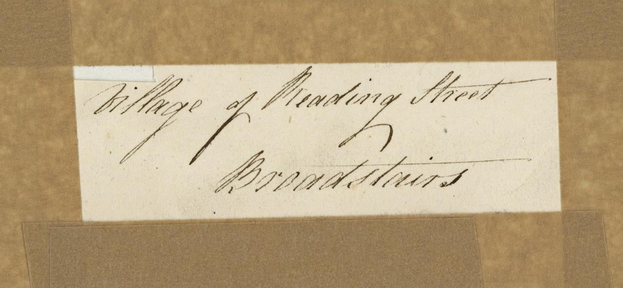 Mary Webster (1794-1883) Watercolour Painting - Reading Street Broadstairs 18437