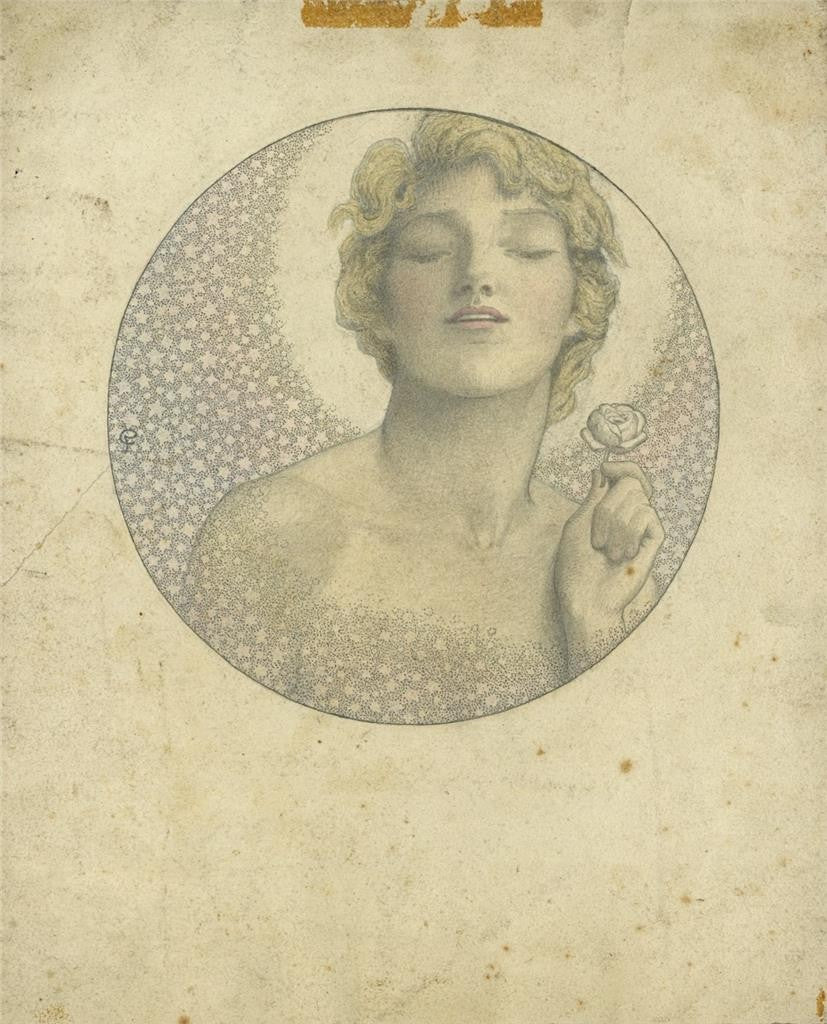 Cecil French (18791953) Pencil Drawing The Flowering Of The Ages13