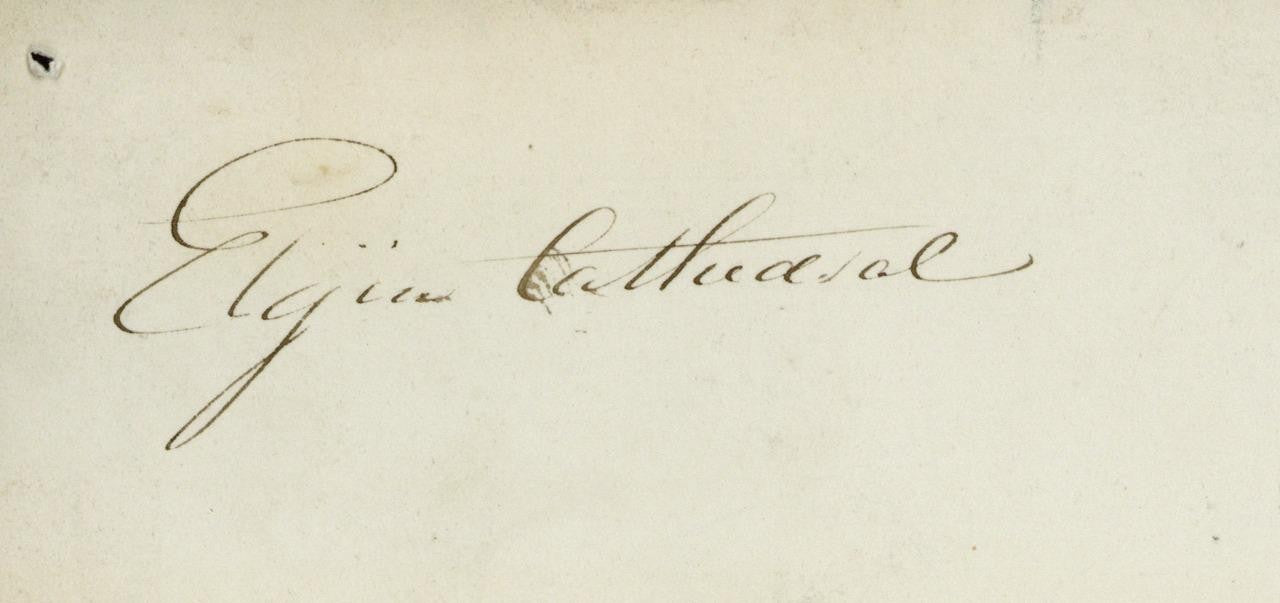 Mary Webster (1794-1883) Watercolour Painting Elgin Cathedral Scotland 18449