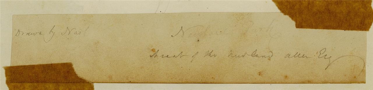 Newland Park Buckinghamshire 1832 - Antique Watercolour Painting - Nash9