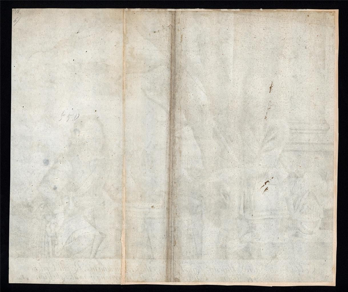 King Charles I & Sir Edward Walker - Antique Engraving - English Civil War4