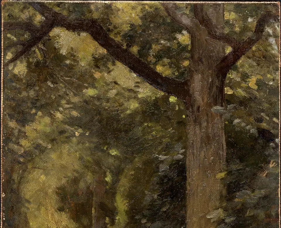 William Cubitt Cooke (1866-1951) - Oil Painting - The Shady Footpath
