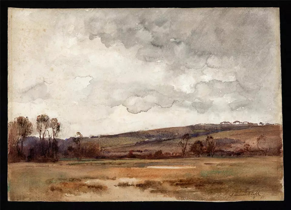 James Herbert Snell (1861-1935) - Watercolour Painting - Yalding Kent