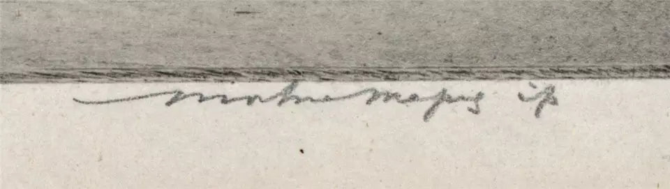 Mortimer Luddington Menpes (1855-1938) - Pencil Signed Etching - Warwick Castle