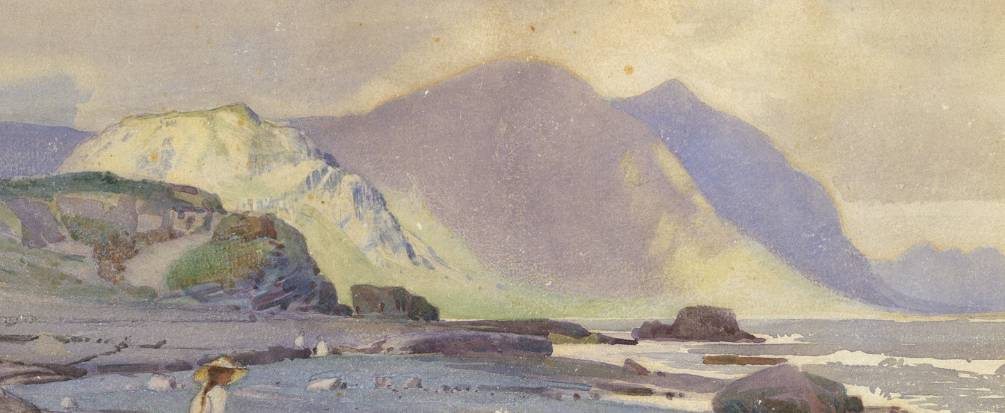 Fred Appleyard (1874-1963) Watercolour Painting - Coastal Landscape