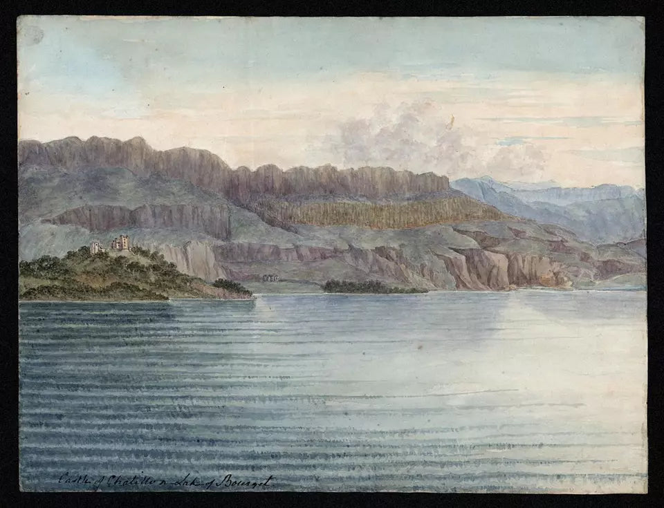 Elizabeth Campbell (1783-1861) Watercolour Painting - Val-De-Fier France 1822