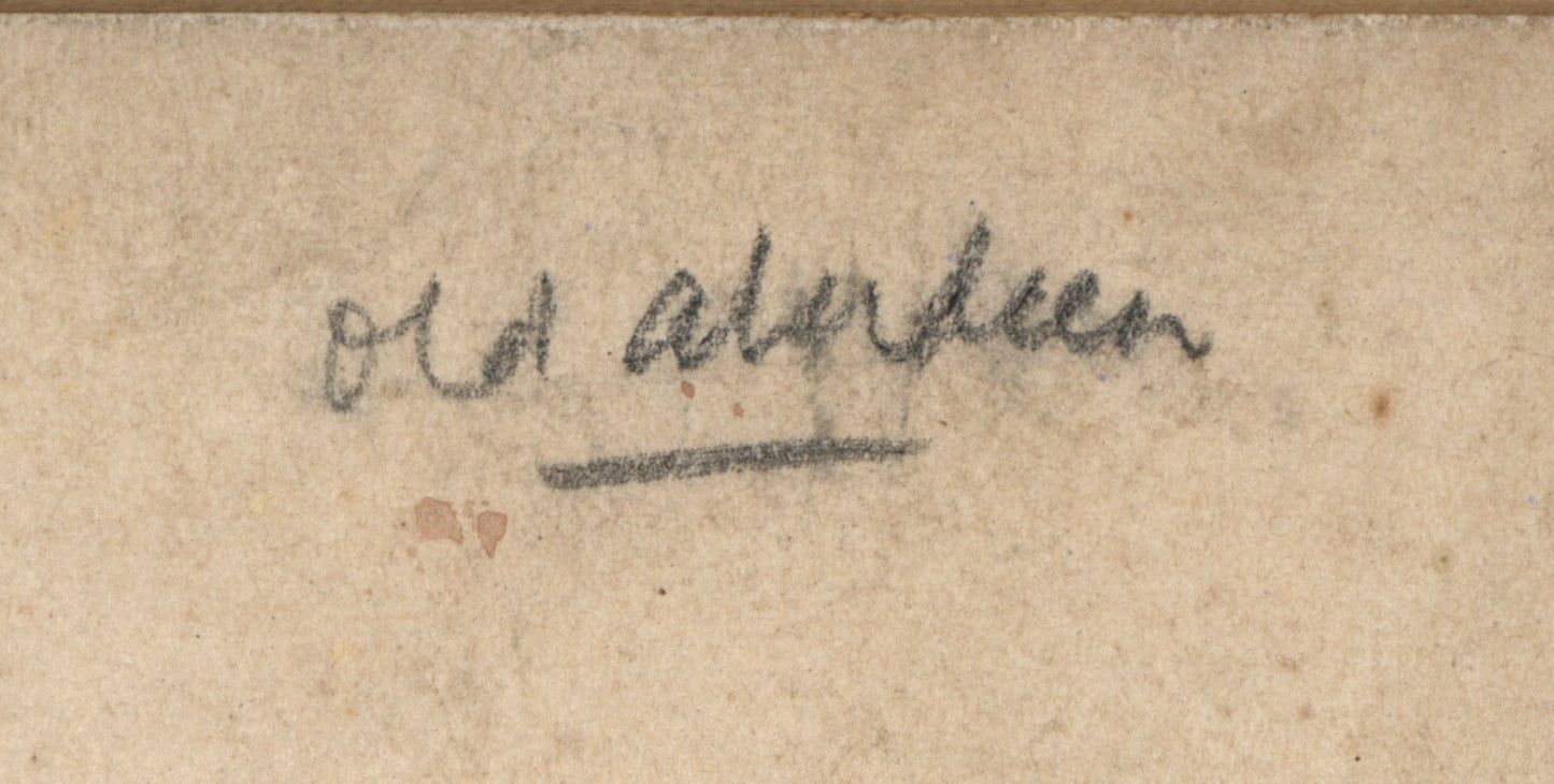 David Waterson (1870-1954) Watercolour Painting - Old Aberdeen Scotland 1900