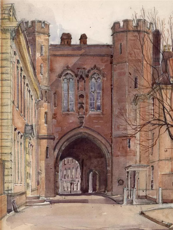 Nora Davison (fl.1881-1900) Watercolour Painting - Edgar Tower Worcester