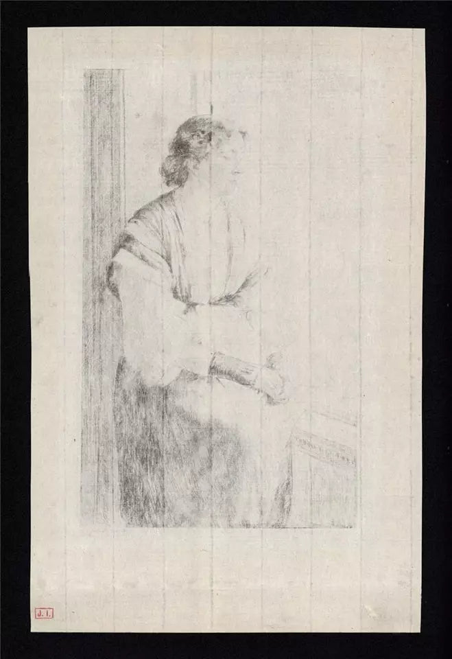 Francis Dodd R.A. (1874-1949) - Signed Etching - Hester - Portrait - 1908