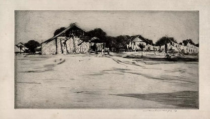Mortimer Luddington Menpes - Signed Etching - Outside Mandalay, Burma, Myanmar