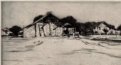Mortimer Luddington Menpes - Signed Etching - Outside Mandalay, Burma, Myanmar