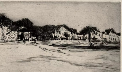 Mortimer Luddington Menpes - Signed Etching - Outside Mandalay, Burma, Myanmar