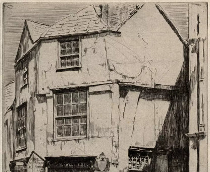 Mortimer Luddington Menpes (1855-1938) - Pencil Signed Etching - Octagon House Oxford