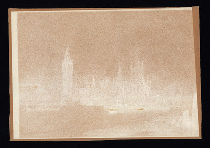 Frederick Edward Joseph Goff (1855-1931) Watercolour Painting - Westminster London - River Thames