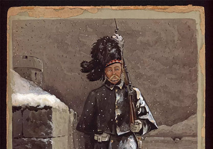 Alfred Crowdy Lovett - Watercolour Painting - Scotland - Seaforth Highlander?