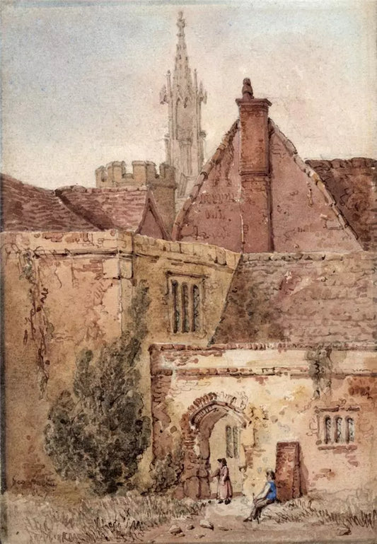 George Harley (1791-1871) - Small Watercolour Painting - Lowther Castle 1827