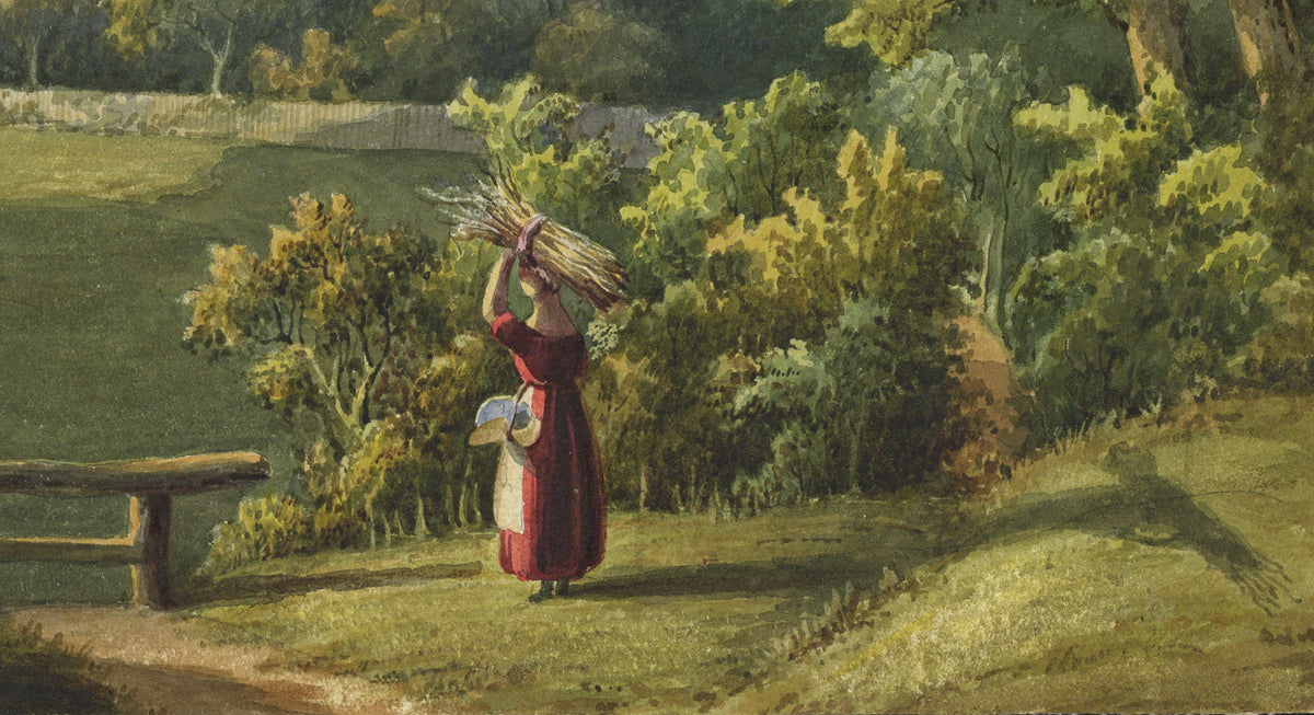 William Hubbard (1804-1870) - Watercolour Painting - Bexley, Looking Towards Shooters Hill