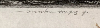 Mortimer Luddington Menpes - Pencil Signed Etching - House With Rattan Walls, Burma