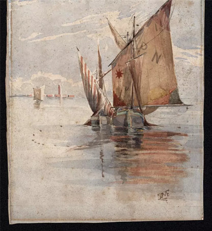Thomas William Fripp (1864-1931) - Watercolour Painting Venice Italy - Grand Tour