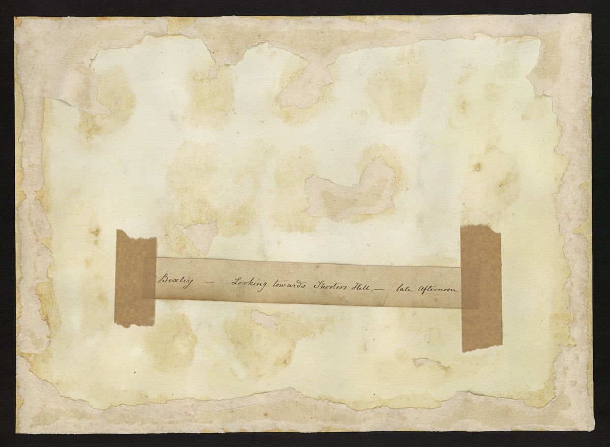 William Hubbard (1804-1870) - Watercolour Painting - Bexley, Looking Towards Shooters Hill