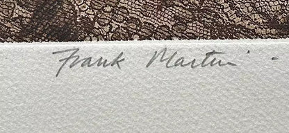 Frank Vernon Martin (1921-2005) - Signed Etching - Fans - 4/50