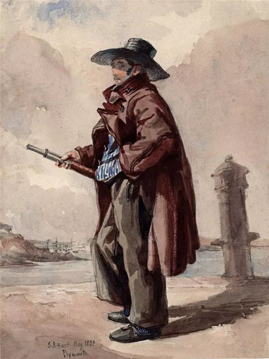 Solomon Alexander Hart RA - Watercolour Painting - 1830 - Plymouth - Portrait