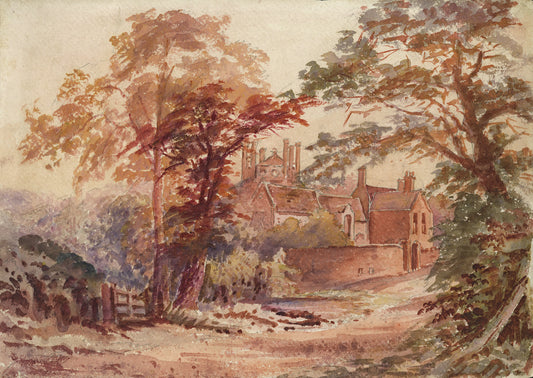 Circle of Petit - Watercolour Painting - The Brambles 1875