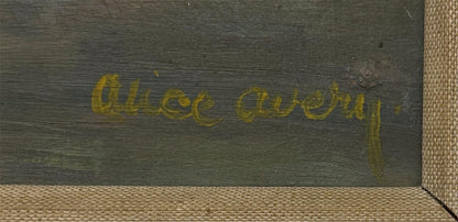 Alice Avery (1868-1957) Oil Painting On Board - Still Life Flowers In Vase2