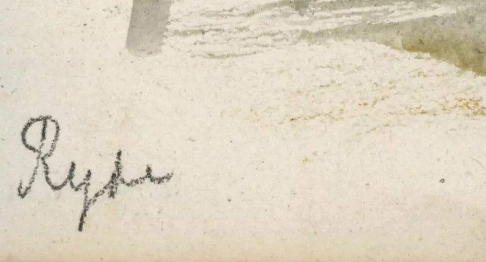 Sir James Lillyman Caldwell (1770-1863) - Watercolour Painting - Coast At Ryde, Isle of Wight c1843