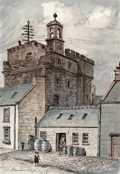 Stranraer Dumfries Scotland 1875 - Watercolour Painting - Algerina Peckover (1841-1927)