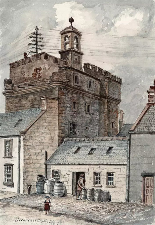 Stranraer Dumfries Scotland 1875 - Watercolour Painting - Algerina Peckover (1841-1927)
