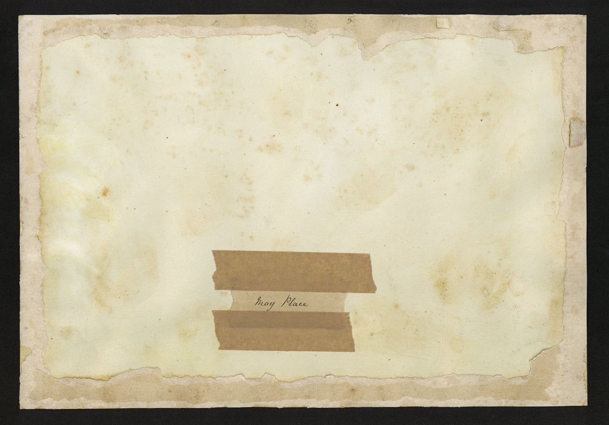 William Hubbard (1804-1870) Watercolour Painting - May Place Crayford Kent