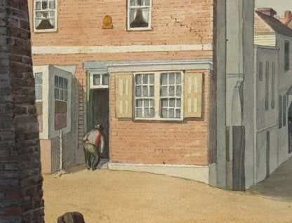 William Hubbard (1804-1870) Watercolour Painting - Crayford Street Kent