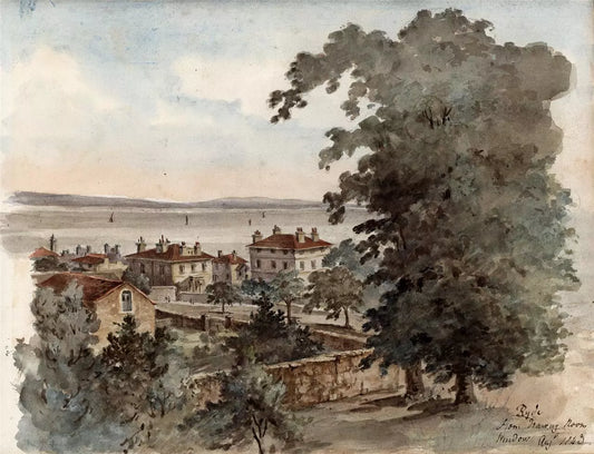 Sir James Lillyman Caldwell (1770-1863) - Watercolour Painting - Ryde, Isle of Wight - 1843