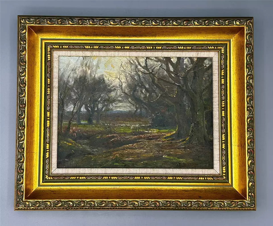 Frederick Golden Short (1863-1936) Oil Painting - New Forest Landscape