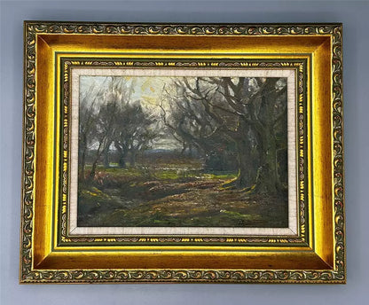 Frederick Golden Short (1863-1936) Oil Painting - New Forest Landscape
