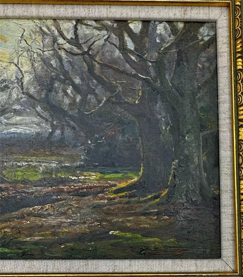 Frederick Golden Short (1863-1936) Oil Painting - New Forest Landscape