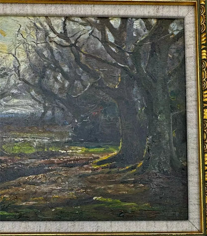 Frederick Golden Short (1863-1936) Oil Painting - New Forest Landscape