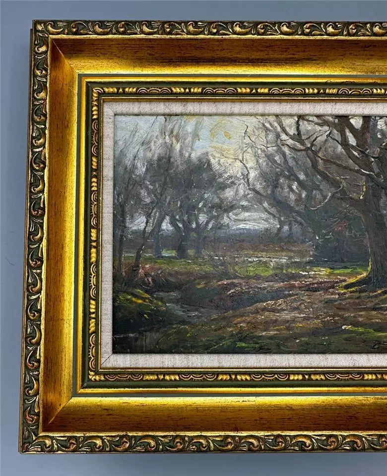 Frederick Golden Short (1863-1936) Oil Painting - New Forest Landscape