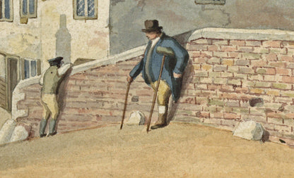 William Hubbard (1804-1870) Watercolour Painting - Crayford Street Kent