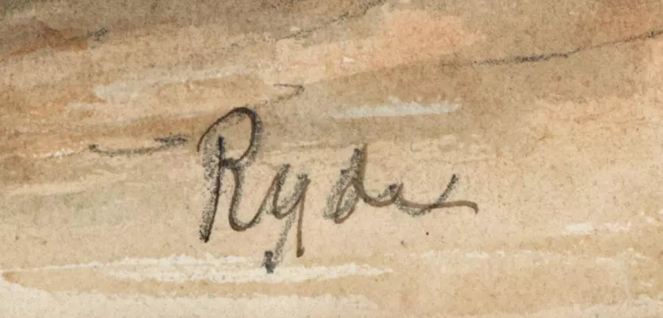 Sir James Lillyman Caldwell (1770-1863) - Watercolour Painting - Ryde, Isle of Wight c1843