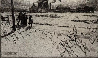 Leslie Moffat Ward (1888-1978) - Signed Etching - A Yorkshire Mill